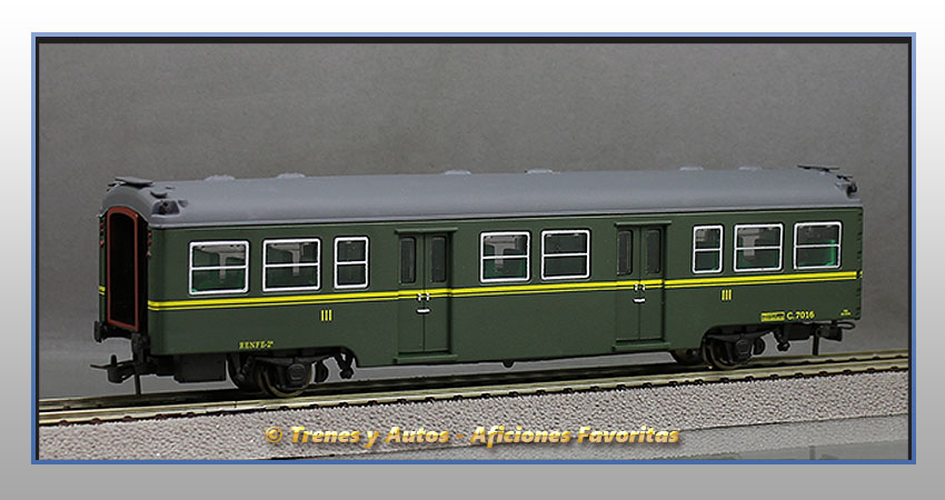 Coche pasajeros Tipo C "Yencas" - Renfe